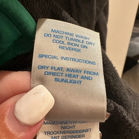 Boden Heathered Charcoal Grey Terry Pullover Sweatshirt Women’s Size 10 Medium - Picture 7 of 8